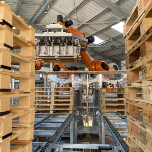 robot de palettisation industriel